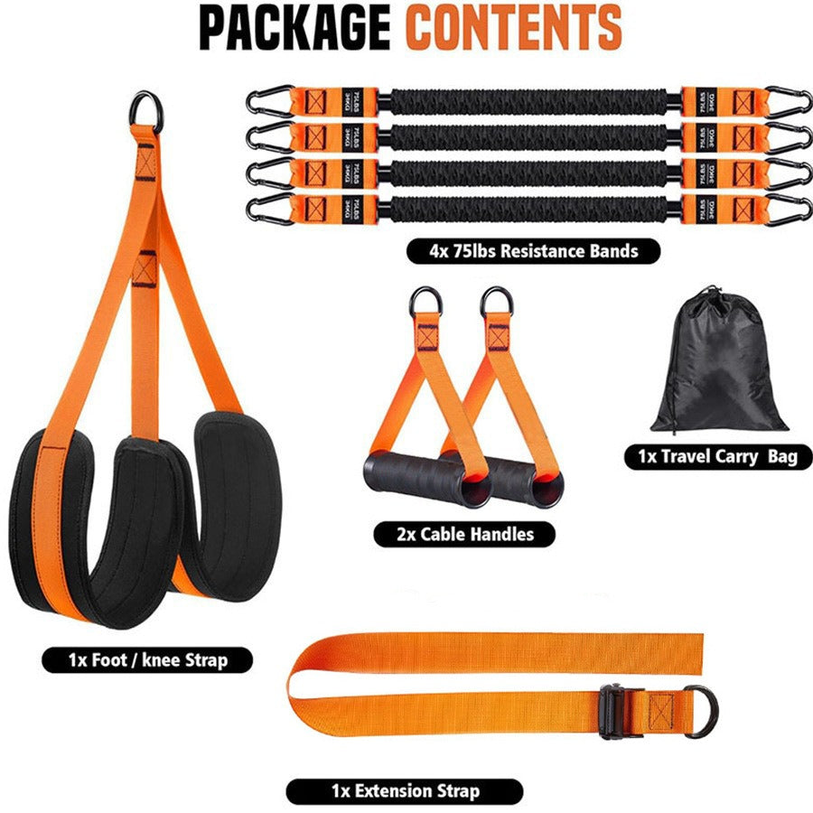 Traction Assistance Kit – Resistance Straps for Suspended Training