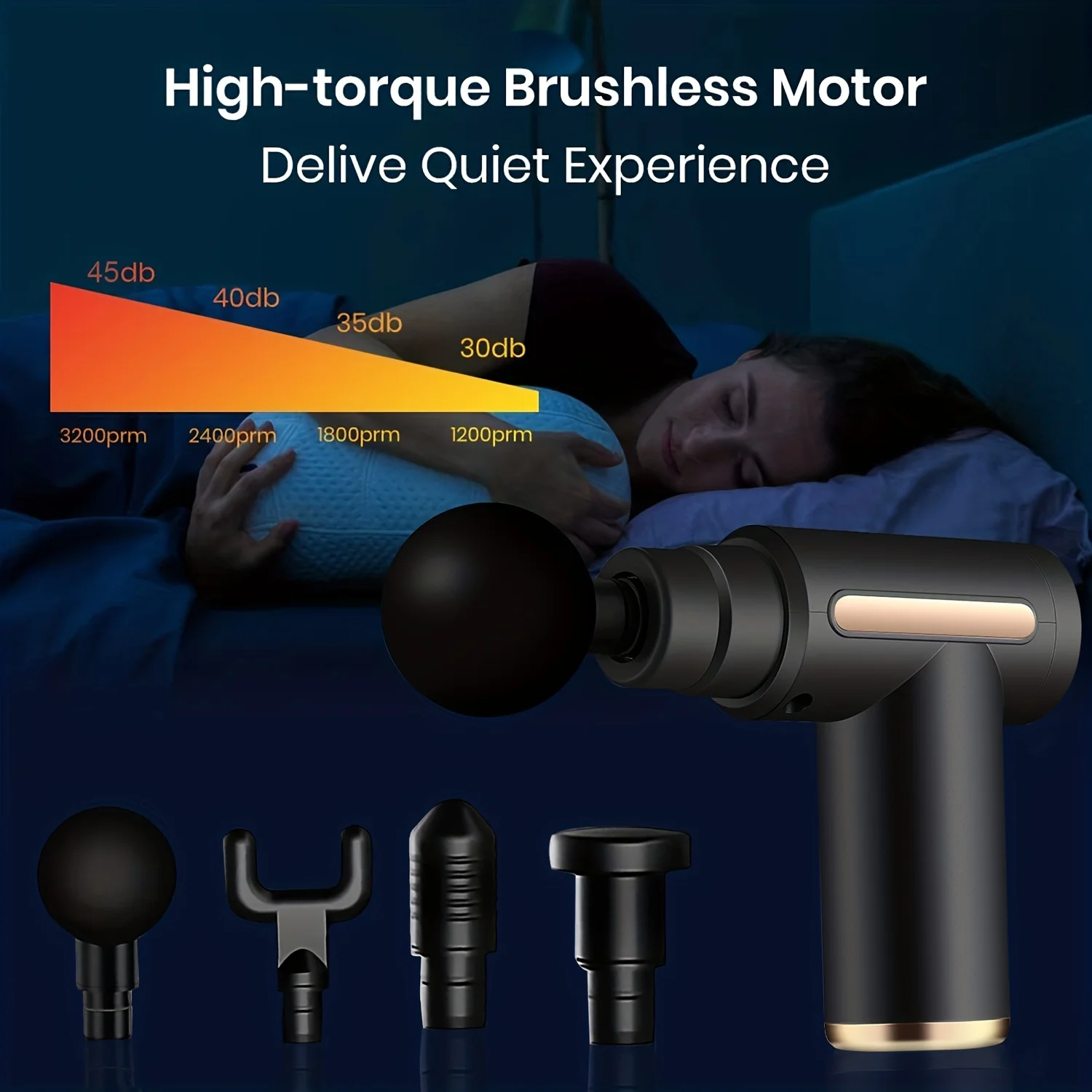 Mini portable muscle massage gun
