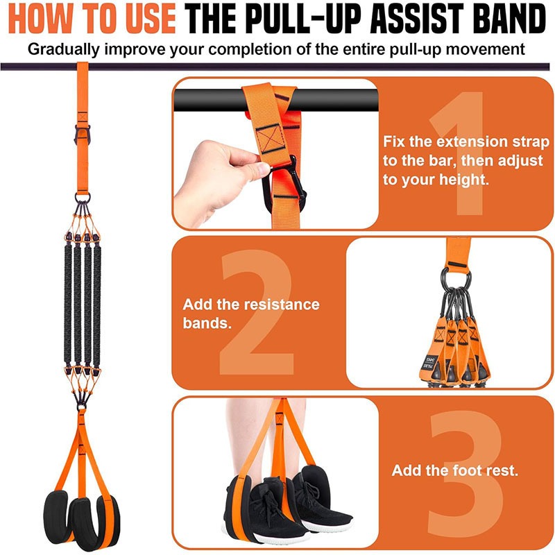 Traction Assistance Kit – Resistance Straps for Suspended Training